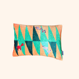 Beewabodi Cushion - Mustard yellow and Green