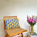 Boggol Cushion - Blue and Yellow