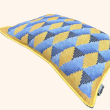 Boggol Cushion - Blue and Yellow