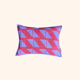 Coussin Tatiwal - Rouge, Mauve et Marine