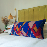 DIYETATI CUSHION - PURPLE, MUSTARD & VINTAGE ROSE