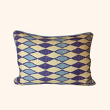 Sapowaynay Cushion - Cream, Navy & Sky