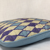 Sapowaynay Cushion - Cream, Navy & Sky