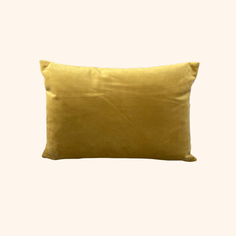 Uju cushion - in gold and in blue